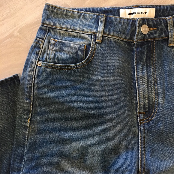 Miss sixty Naomi Flare ruffle hem crop jeans size 25 - Picture 3 of 7